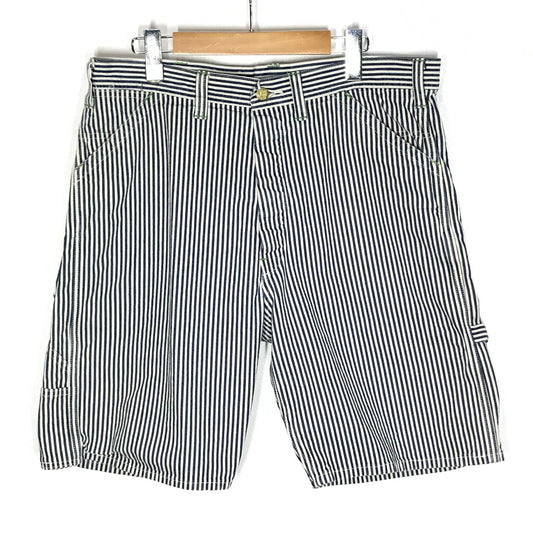 SUGAR CANE | シュガーケーン 11oz. HICKORY STRIPE WORK SHORTS ヒッコリーストライプ ハーフパンツ ショートパンツ SC52566 サイズ：36【倉吉店】