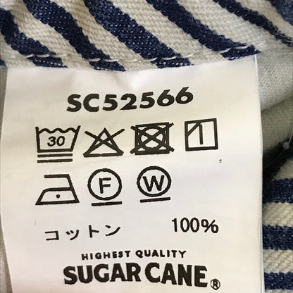 SUGAR CANE | シュガーケーン 11oz. HICKORY STRIPE WORK SHORTS ヒッコリーストライプ ハーフパンツ ショートパンツ SC52566 サイズ：36【倉吉店】