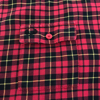 FRED PERRY | フレッドペリー ジップパーカー チェック柄 スイングトップ レッド サイズ：L【倉吉店】