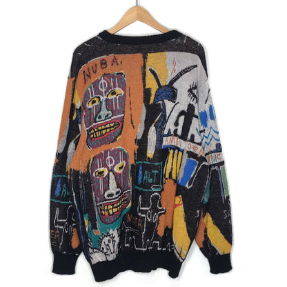 WACKOMARIA | ワコマリア JEAN-MICHEL BASQUIAT(ジャン ミシェル・バスキア) CREW NECK SWEATER -TYPE 2 ニット セーター サイズ：L【倉吉店】