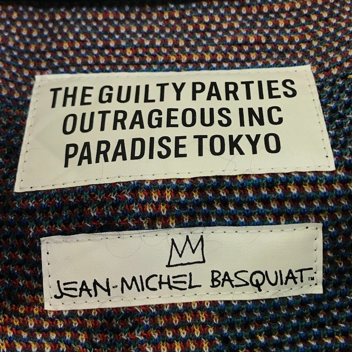 WACKOMARIA | ワコマリア JEAN-MICHEL BASQUIAT(ジャン ミシェル・バスキア) CREW NECK SWEATER -TYPE 2 ニット セーター サイズ：L【倉吉店】