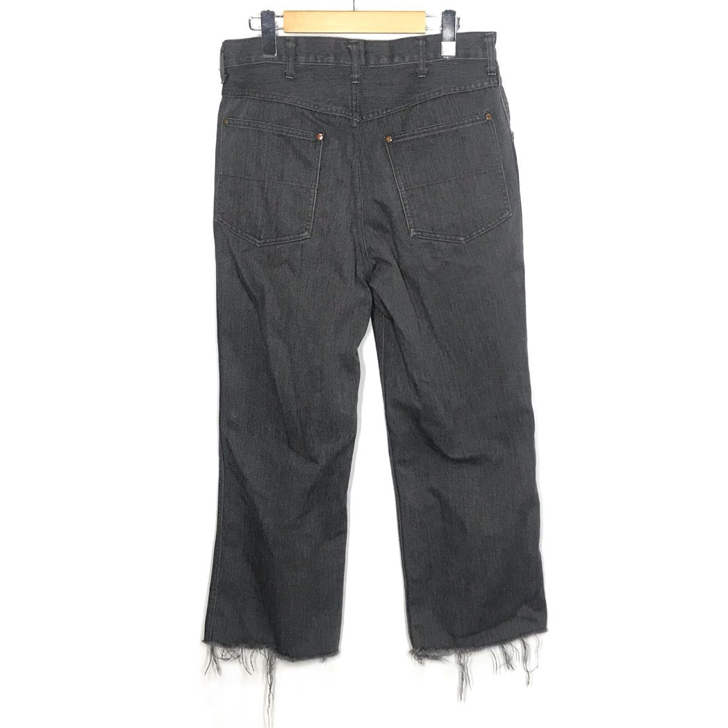 Needles | ニードルス CUT-OFF FRINGE JEANS カットオフ デニムパンツ ブラック サイズ：M【倉吉店】
