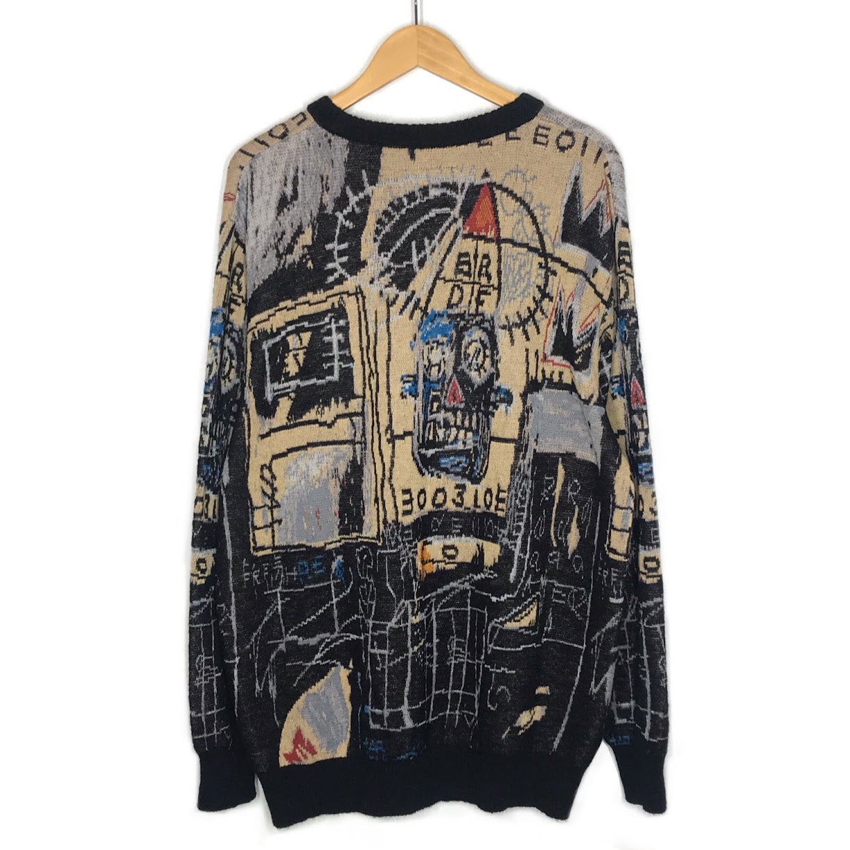 WACKOMARIA | ワコマリア × JEAN-MICHEL BASQUIAT(ジャン ミシェル・バスキア) CREW NECK SWEATER ( TYPE-1 ) セーター サイズ：L【倉吉店】