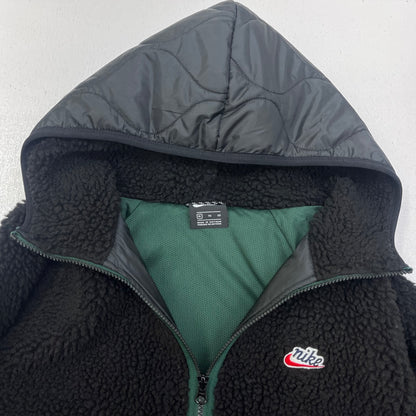 NIKE | ナイキ Heritage Boa Fleece Quilting ナイロンジャケット CU4447-010 ブラック サイズ：XL【加古川店】
