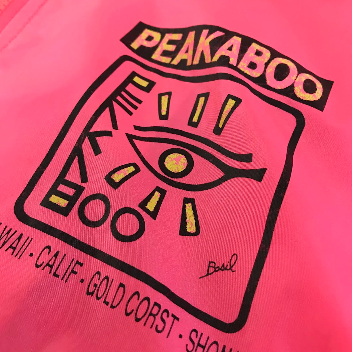 PEEKABOO｜ピーカブー ナイロンジャケット ピンク【倉吉店】