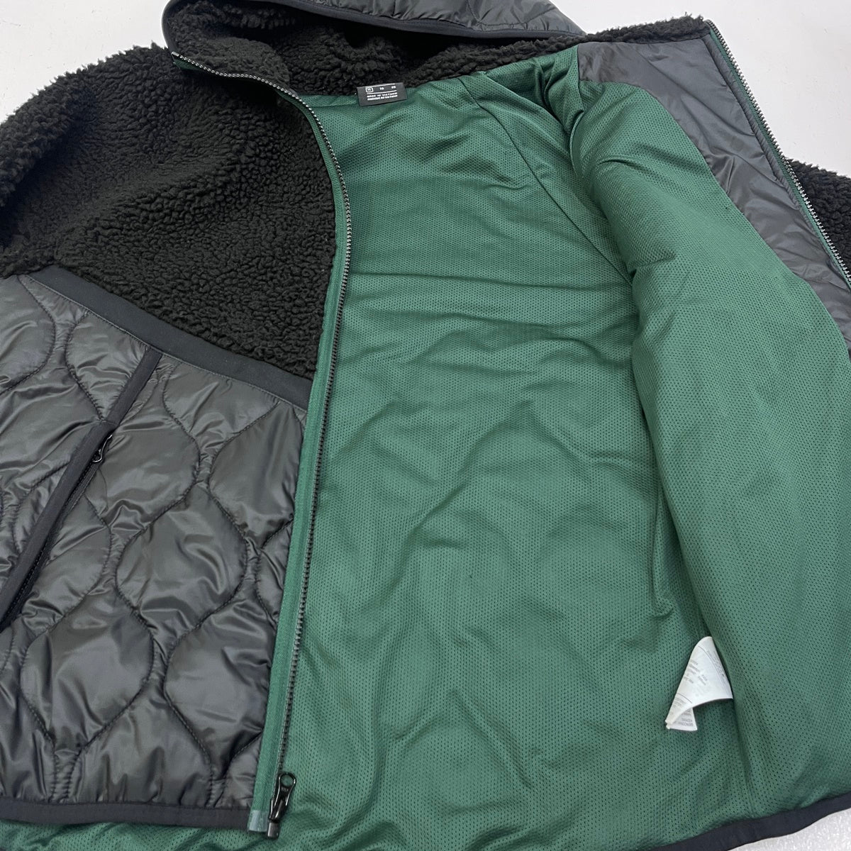 NIKE | ナイキ Heritage Boa Fleece Quilting ナイロンジャケット CU4447-010 ブラック サイズ：XL【加古川店】