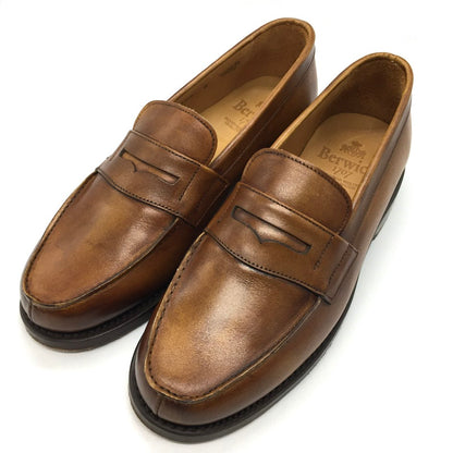 BERWICK | バーウィック コインローファー ローファー 4456 ブラウン 25cm【倉吉店】