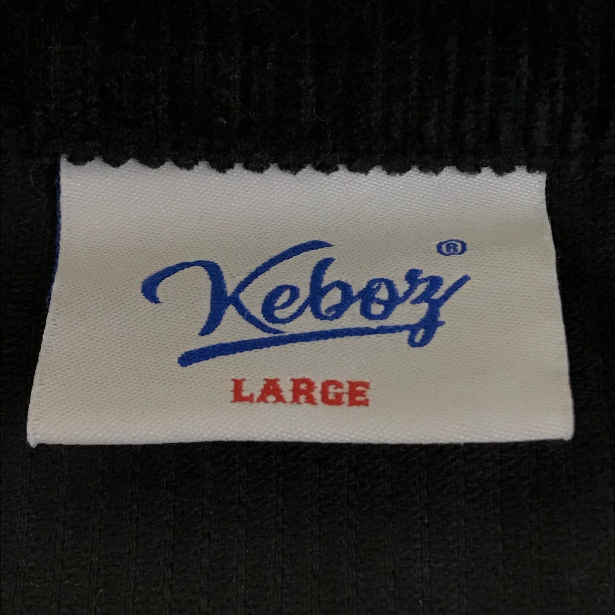 KEBOZ | ケボズ コーデュロイジャケット ブルゾン ブラック×ベージュ サイズ：L【倉吉店】