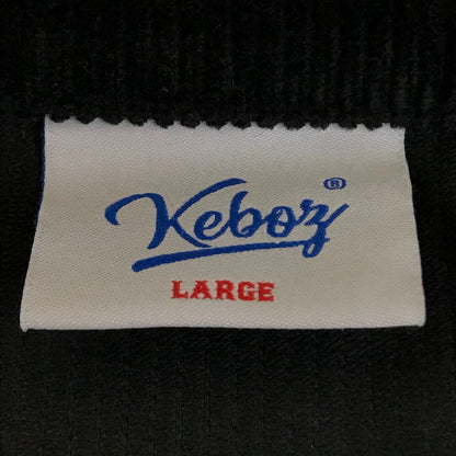 KEBOZ | ケボズ コーデュロイジャケット ブルゾン ブラック×ベージュ サイズ：L【倉吉店】