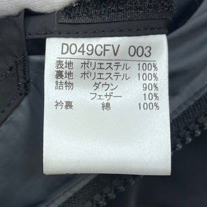 PAPAS ワッペン ダウンベスト d049cfv ブラック サイズ：L【加古川店】