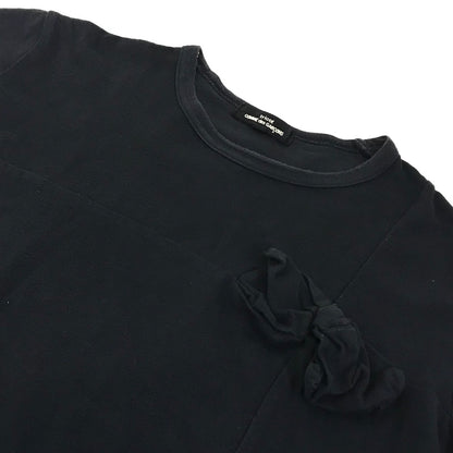 toricot COMME des GARCONS | トリココムデギャルソン リボン 半袖Ｔシャツ TI-T019/AD2011 ネイビー サイズ：M【倉吉店】