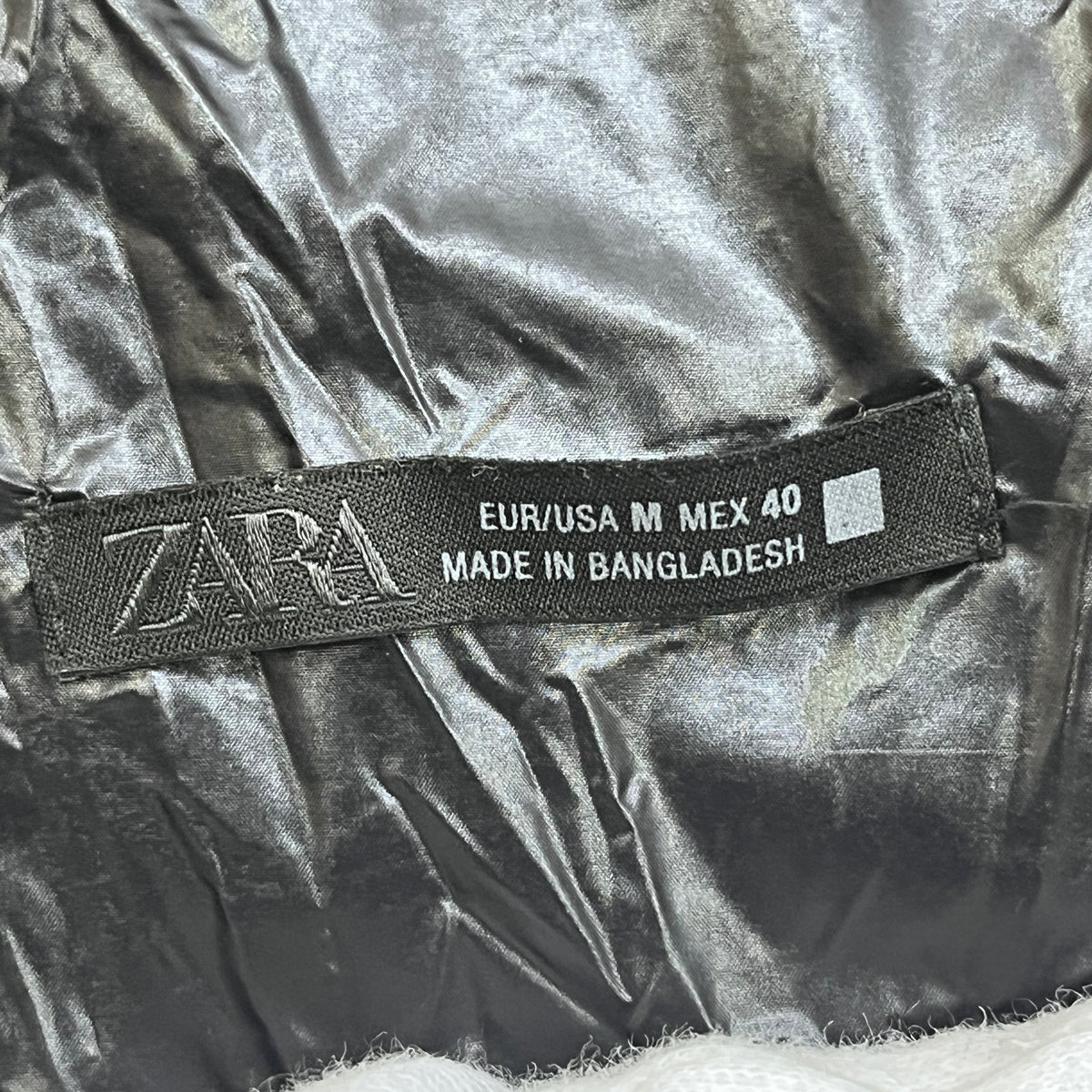 ZARA | ザラ ダウンジャケット 3411/510/800/m ブラック サイズ：M【加古川店】
