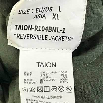 TAION | タイオン MILITARY RIVERSIBLE リバーシブル ブルゾン TAION-R104BML-1 カーキ サイズ：XL【倉吉店】