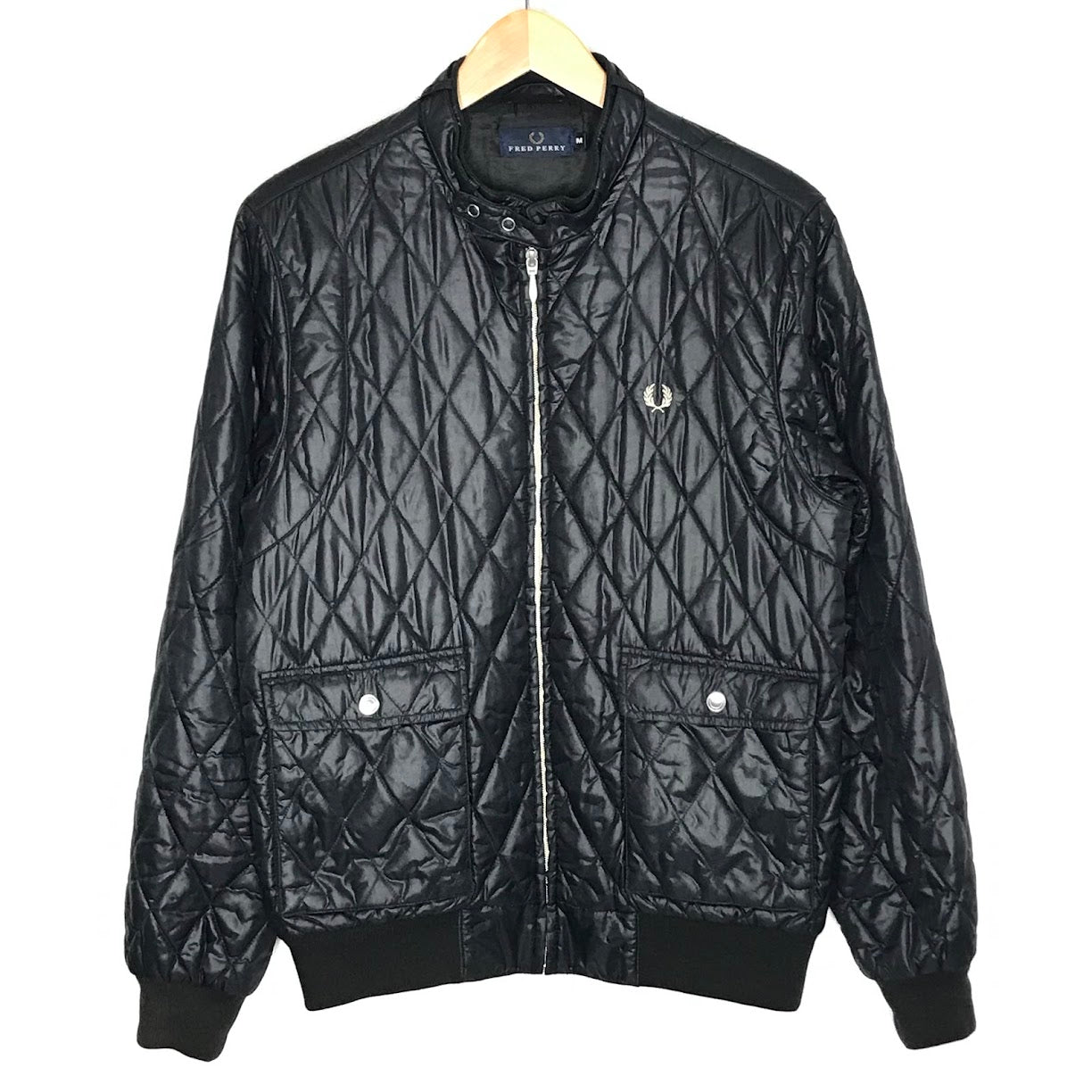 FRED PERRY | フレッドペリー 中綿キルティングジャケット 中綿ジャケット FZ2116 ブラック サイズ：M【倉吉店】