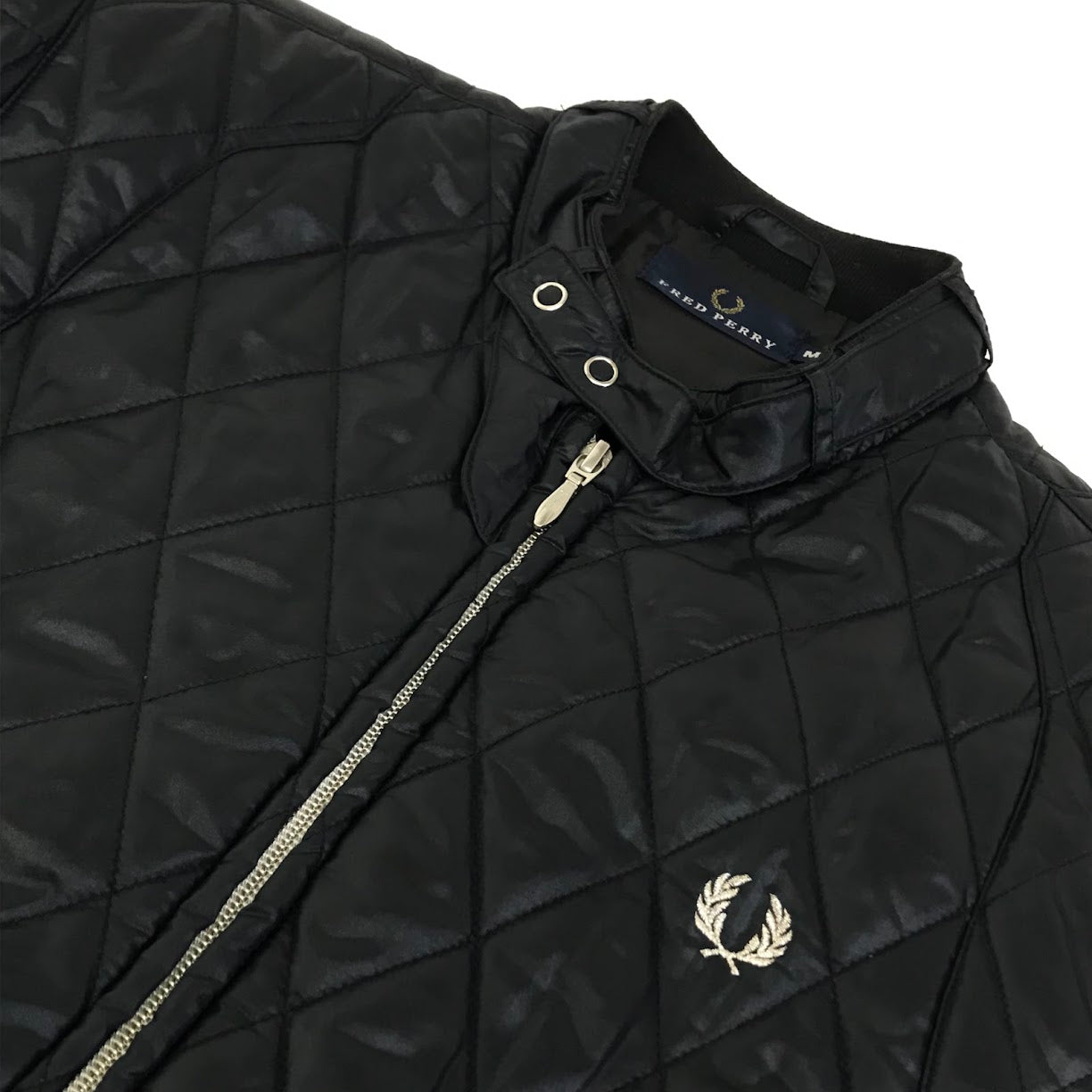 FRED PERRY | フレッドペリー 中綿キルティングジャケット 中綿ジャケット FZ2116 ブラック サイズ：M【倉吉店】