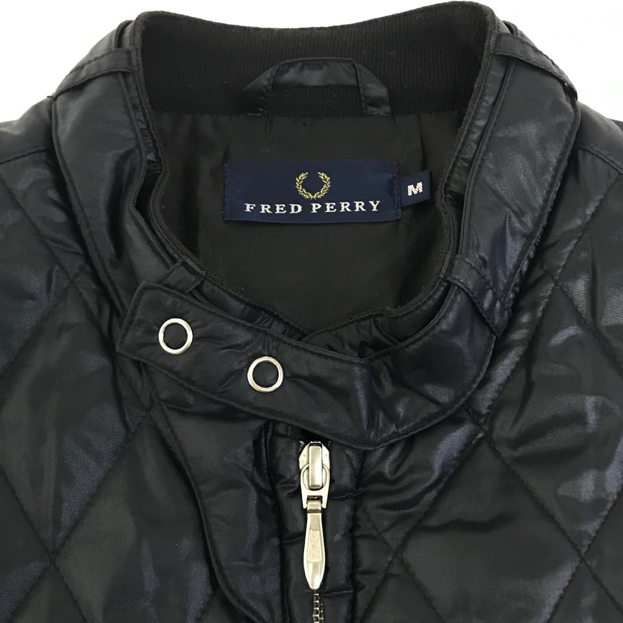 FRED PERRY | フレッドペリー 中綿キルティングジャケット 中綿ジャケット FZ2116 ブラック サイズ：M【倉吉店】