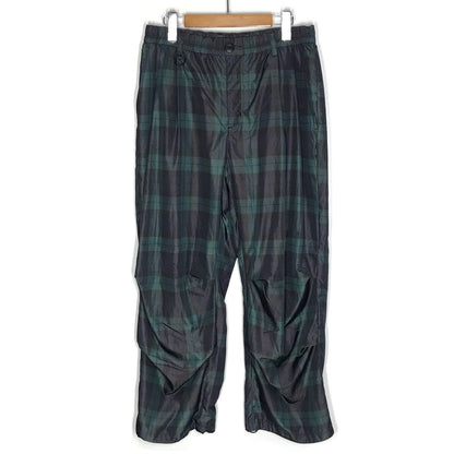 MFC STORE | エムエフシーストアー 「REGYUU」 WASHER NYLON PANTS ナイロンパンツ チェック柄 パンツ グリーン系 サイズ：M【倉吉店】