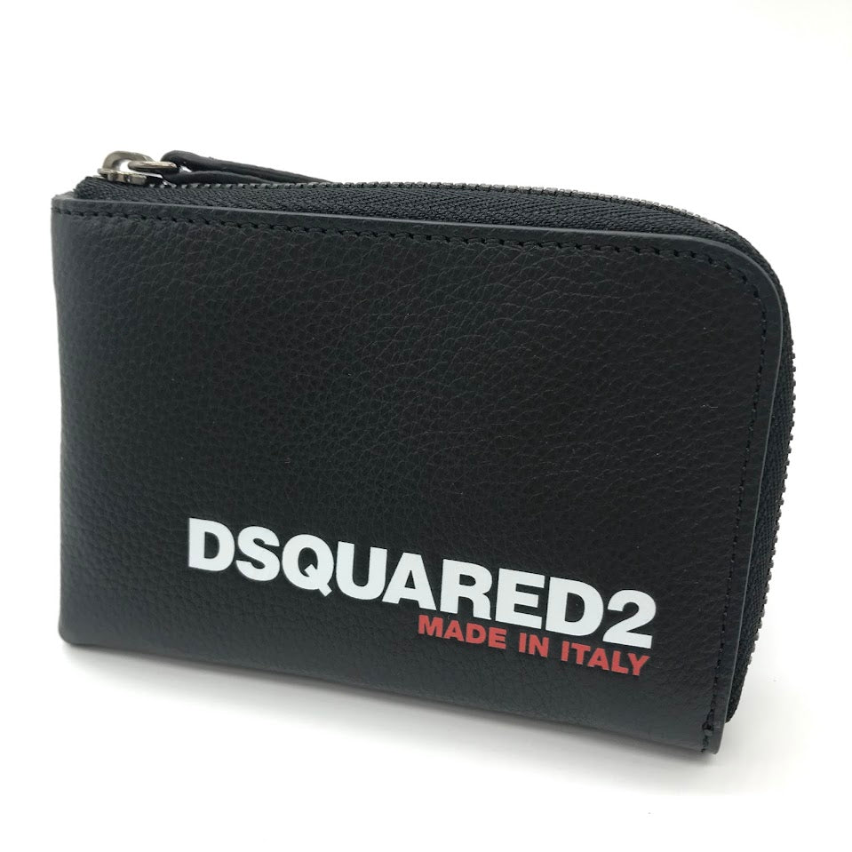 DSQUARED2 | ディースクエアード BOB ZIP WALLET コンパクトウォレット コインケース S82WA0041 ブラック【倉吉店】