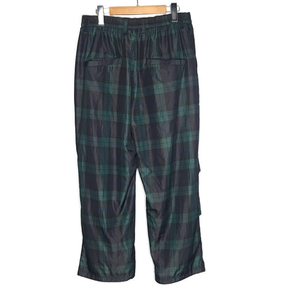 MFC STORE | エムエフシーストアー 「REGYUU」 WASHER NYLON PANTS ナイロンパンツ チェック柄 パンツ グリーン系 サイズ：M【倉吉店】