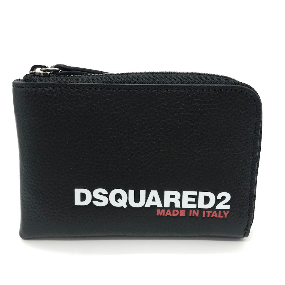 DSQUARED2 | ディースクエアード BOB ZIP WALLET コンパクトウォレット コインケース S82WA0041 ブラック【倉吉店】