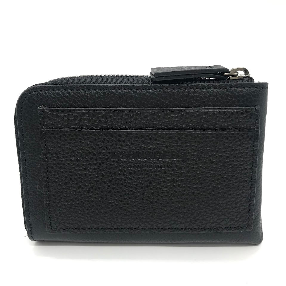 DSQUARED2 | ディースクエアード BOB ZIP WALLET コンパクトウォレット コインケース S82WA0041 ブラック【倉吉店】
