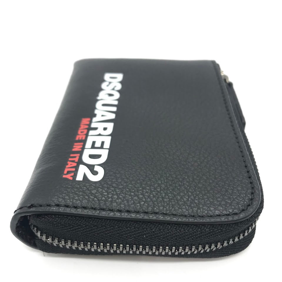 DSQUARED2 | ディースクエアード BOB ZIP WALLET コンパクトウォレット コインケース S82WA0041 ブラック【倉吉店】