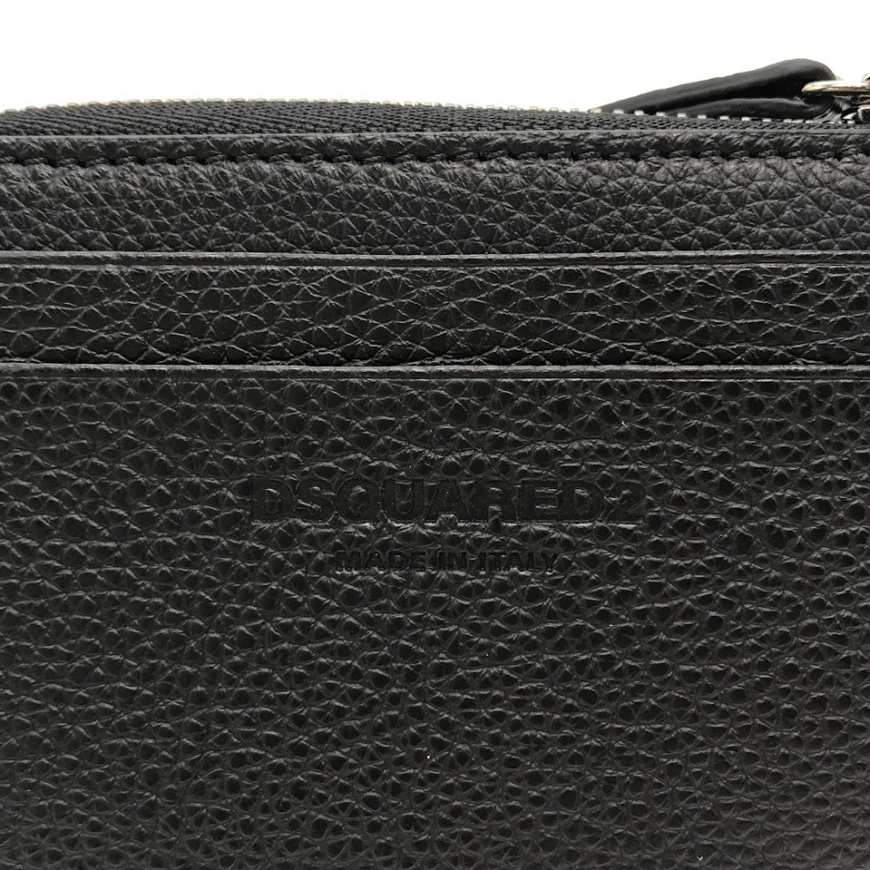 DSQUARED2 | ディースクエアード BOB ZIP WALLET コンパクトウォレット コインケース S82WA0041 ブラック【倉吉店】