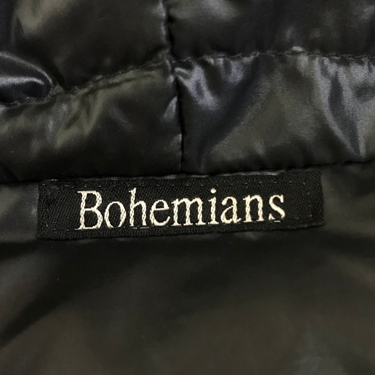 BOHEMIANS | ボヘミアンズ リバーシブル ダウンジャケット ブラック×シマウマ柄 サイズ：M【倉吉店】