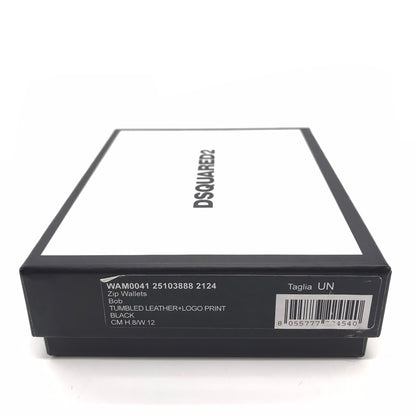 DSQUARED2 | ディースクエアード BOB ZIP WALLET コンパクトウォレット コインケース S82WA0041 ブラック【倉吉店】