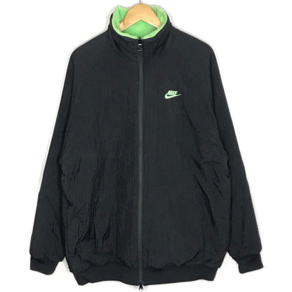NIKE | ナイキ AS M NSW VW SWSH FULL ZIP JKT リバーシブル ボアジャケット ブルゾン BQ6546-350 ブラック×ライトグリーン サイズ：XXL【倉吉店】