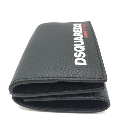 DSQUARED2 | ディースクエアード BOB TRI-FOLD WALLE コンパクトウォレット 三つ折り財布 S82WA0043 ブラック【倉吉店】