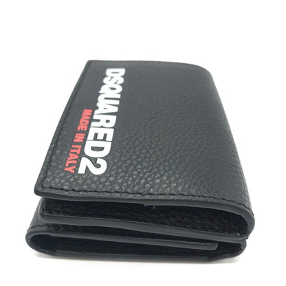 DSQUARED2 | ディースクエアード BOB TRI-FOLD WALLE コンパクトウォレット 三つ折り財布 S82WA0043 ブラック【倉吉店】