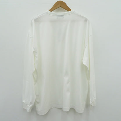 COOTIE | クーティー Oversized Print L/S Tee 長袖Ｔシャツ CTE-25A340 ホワイト サイズ：S【瀬戸大橋店】