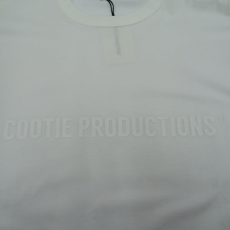 COOTIE | クーティー Oversized Print L/S Tee 長袖Ｔシャツ CTE-25A340 ホワイト サイズ：S【瀬戸大橋店】