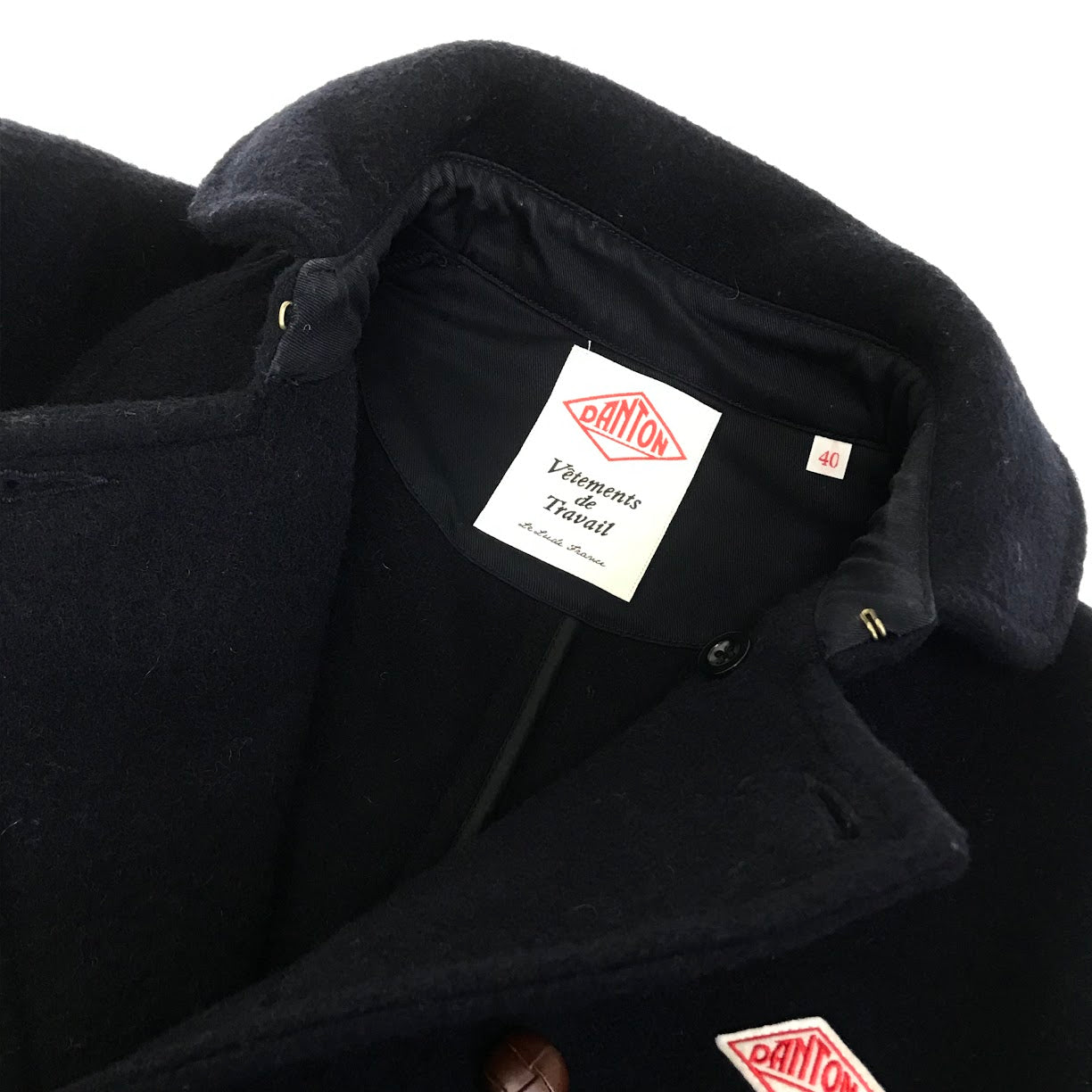 Danton | ダントン ウールモッサ ダブルコート ピーコート JD-8480 ネイビー サイズ：40【倉吉店】