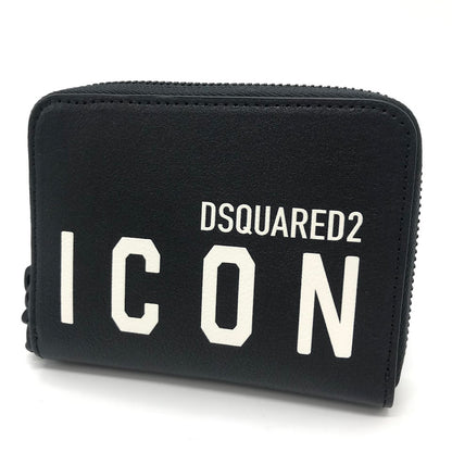 DSQUARED2 | ディースクエアード BE ICON CHAIN WALLET チェーン付き 二つ折り財布 長財布 S82WA0039 ブラック【倉吉店】
