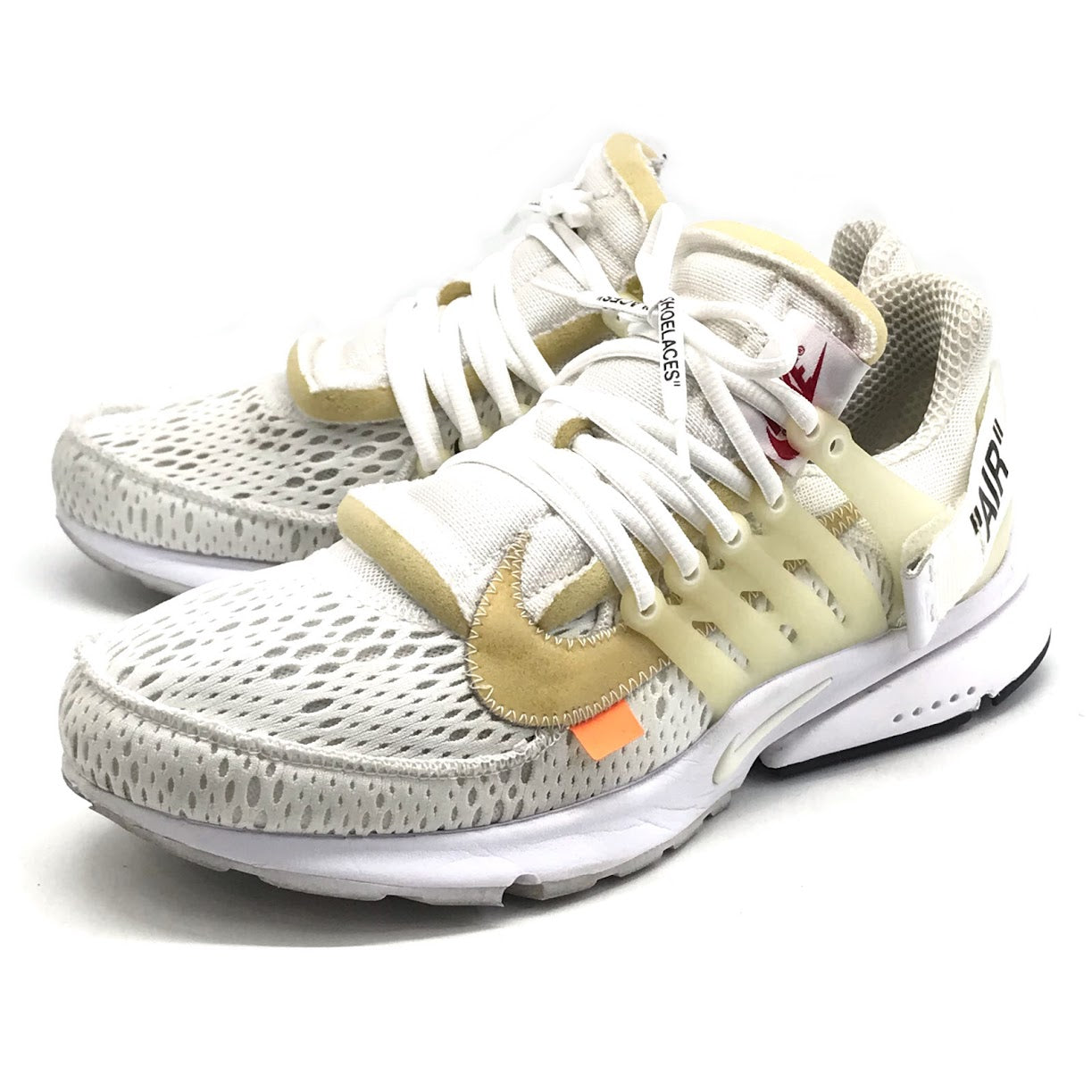 NIKE | ナイキ × OFF-WHITE (オフホワイト) AIR PRESTO THE 10 スニーカー AA3830-100 ホワイト 28cm【倉吉店】
