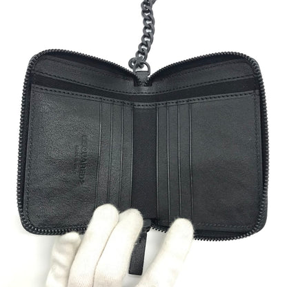 DSQUARED2 | ディースクエアード BE ICON CHAIN WALLET チェーン付き 二つ折り財布 長財布 S82WA0039 ブラック【倉吉店】