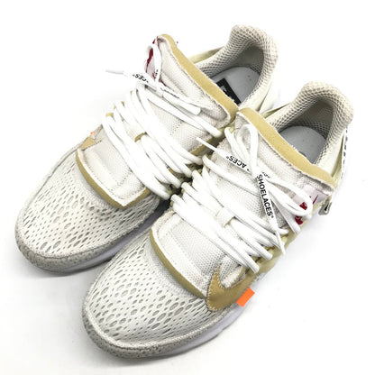 NIKE | ナイキ × OFF-WHITE (オフホワイト) AIR PRESTO THE 10 スニーカー AA3830-100 ホワイト 28cm【倉吉店】