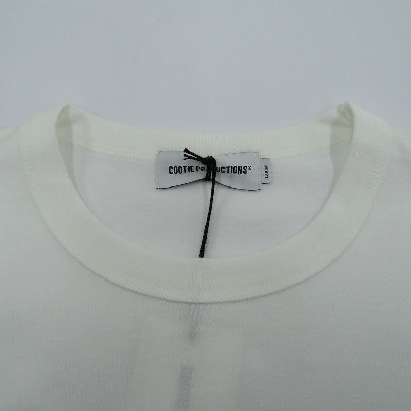 COOTIE | クーティー Oversized Print S/S Tee 半袖Ｔシャツ CTE-25A341 ホワイト サイズ：M【瀬戸大橋店】