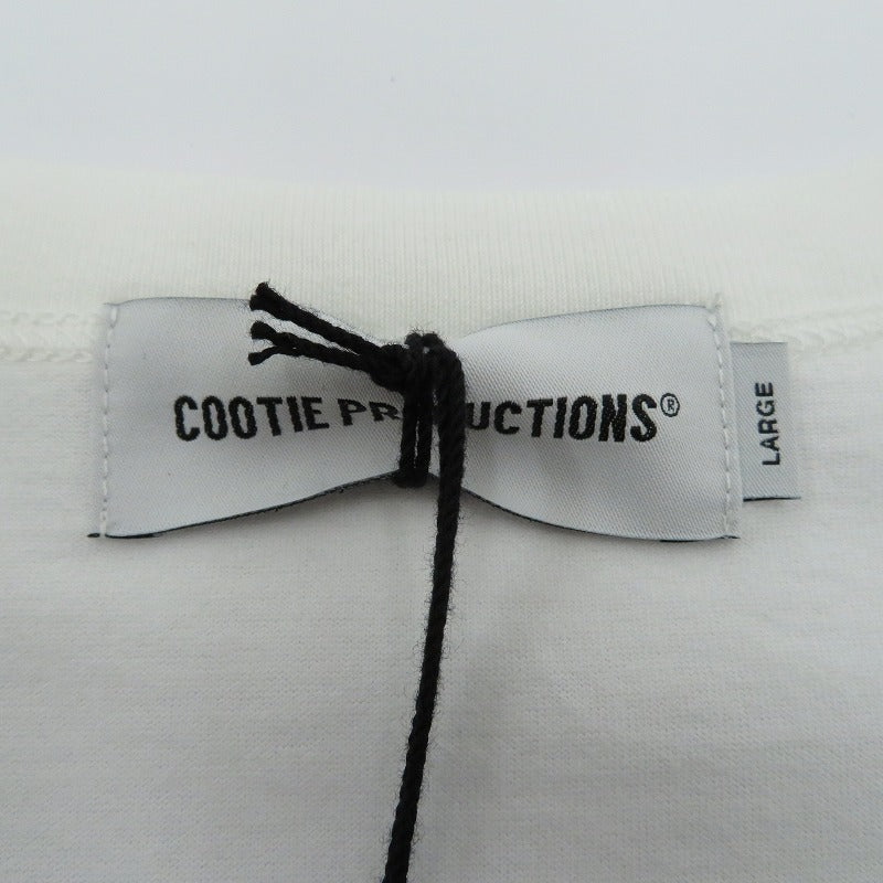 COOTIE | クーティー Oversized Print S/S Tee 半袖Ｔシャツ CTE-25A341 ホワイト サイズ：M【瀬戸大橋店】