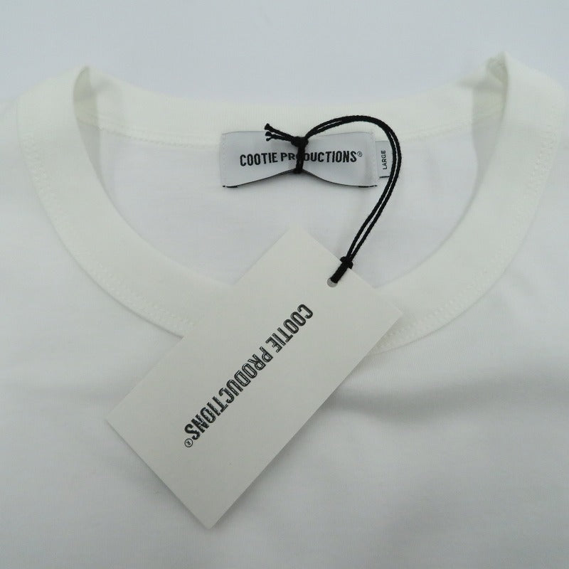 COOTIE | クーティー Oversized Print S/S Tee 半袖Ｔシャツ CTE-25A341 ホワイト サイズ：M【瀬戸大橋店】