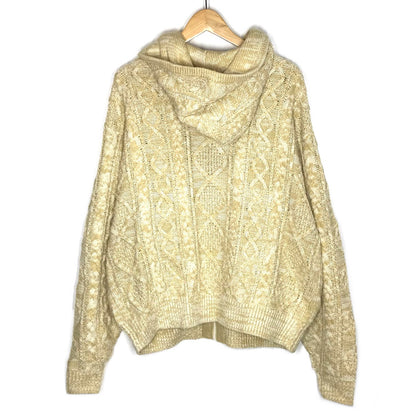 VOO | ヴォー MIX F.A.P KNIT JACKET ニットジャケット パーカー ベージュ【倉吉店】