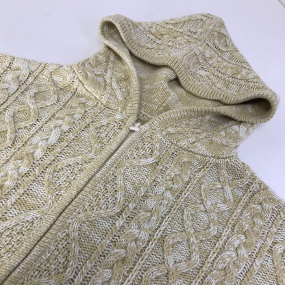 VOO | ヴォー MIX F.A.P KNIT JACKET ニットジャケット パーカー ベージュ【倉吉店】