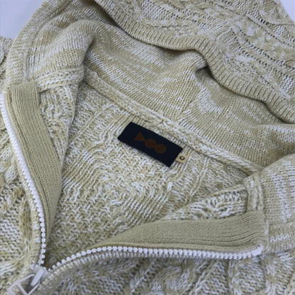 VOO | ヴォー MIX F.A.P KNIT JACKET ニットジャケット パーカー ベージュ【倉吉店】