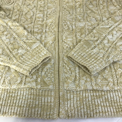 VOO | ヴォー MIX F.A.P KNIT JACKET ニットジャケット パーカー ベージュ【倉吉店】