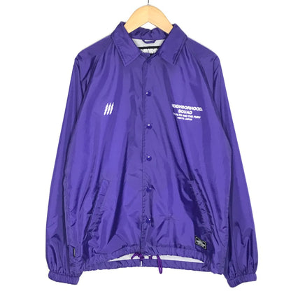 NEIGHBORHOOD | ネイバーフッド 19SS SQUAD コーチジャケット ナイロンジャケット 191TSNH-JKM01 パープル サイズ：S【倉吉店】