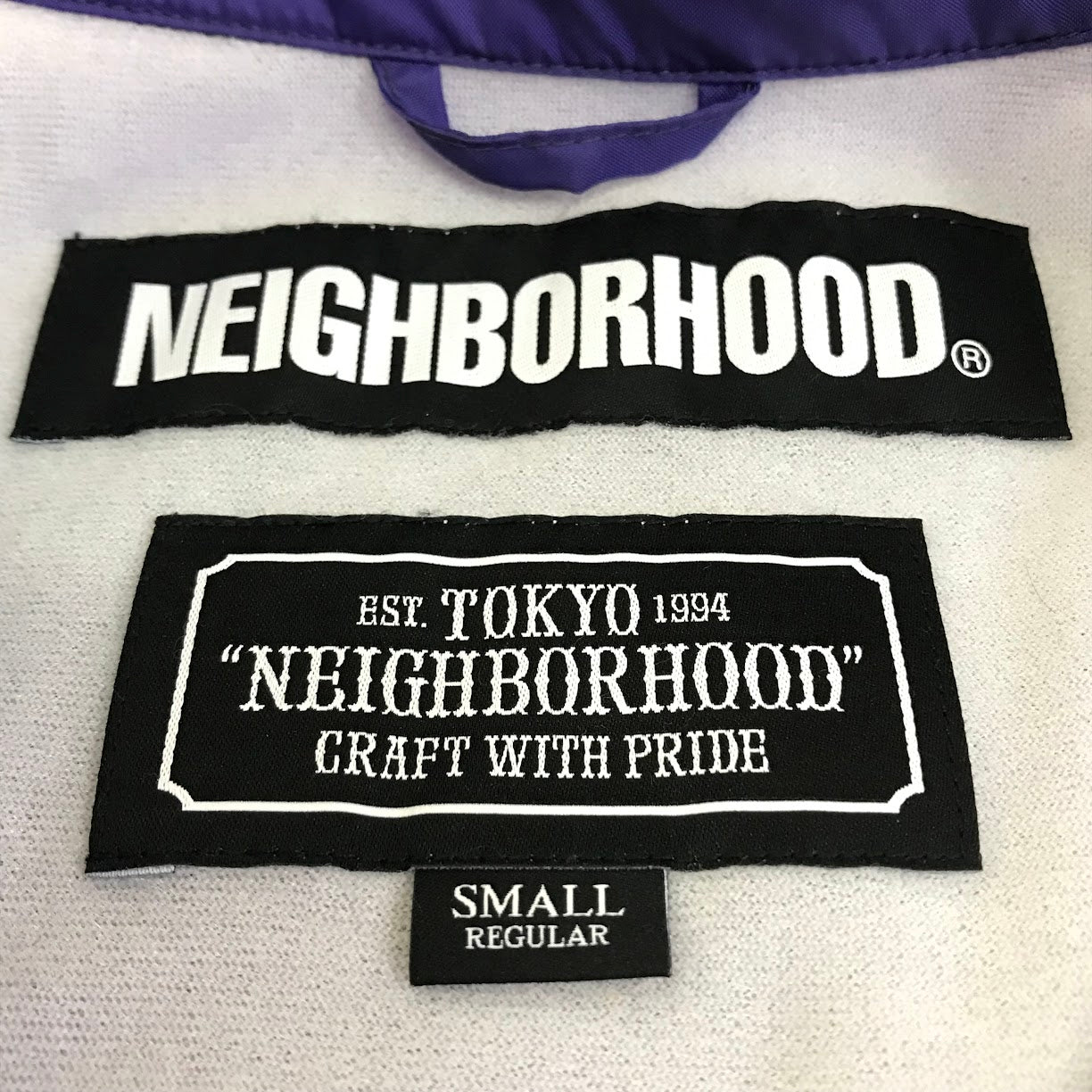 NEIGHBORHOOD | ネイバーフッド 19SS SQUAD コーチジャケット ナイロンジャケット 191TSNH-JKM01 パープル サイズ：S【倉吉店】
