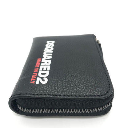 DSQUARED2 | ディースクエアード BOB ZIP WALLET L字ファスナー財布 コンパクトウォレット 長財布 S82WA0041 ブラック【倉吉店】