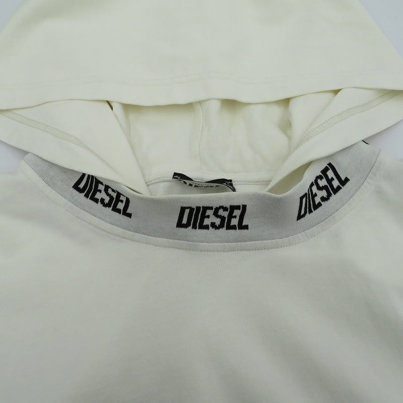 DIESEL | ディーゼル T-WAHOOD-E1 パーカー A06264 ホワイト サイズ：M【瀬戸大橋店】